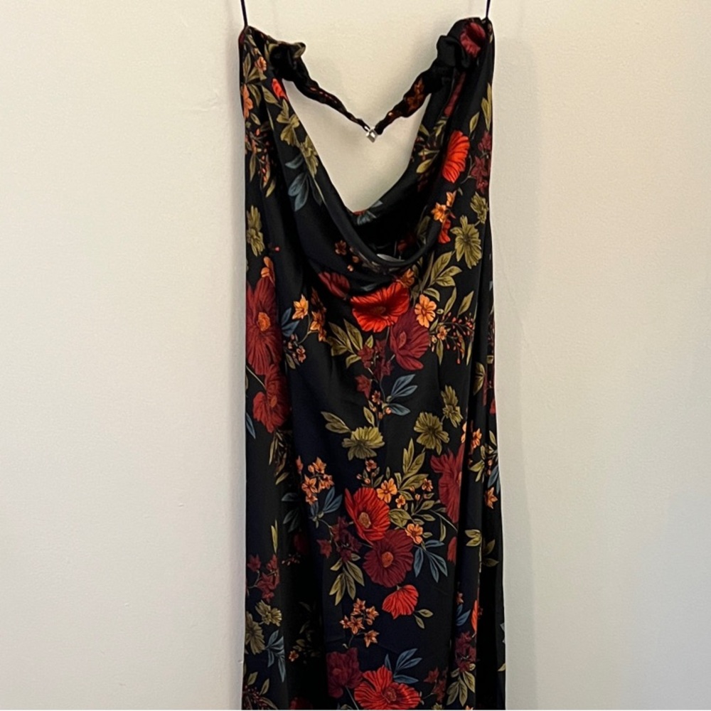 12th Tribe Black Floral Maxi Dress - Picture 2 of 10